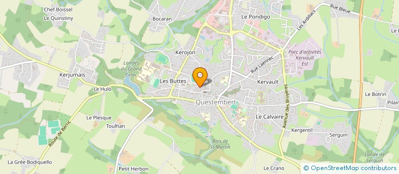 localisation de l'entreprise MONSIEUR ANDRE PAUL  QUESTEMBERT