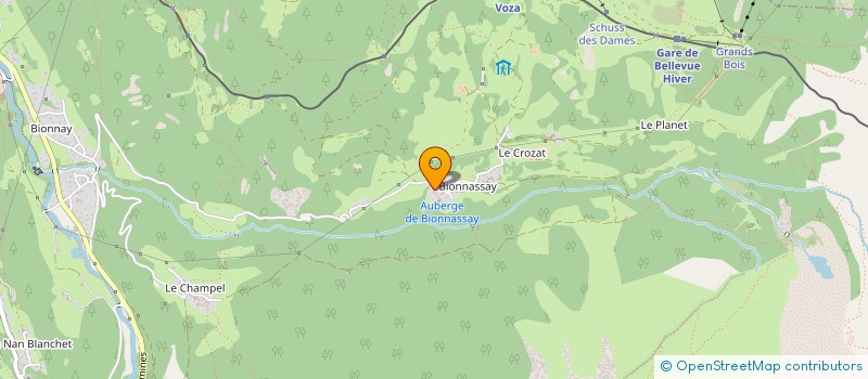 localisation de l'entreprise MONSIEUR ANDRE PAVARANI  SAINT-GERVAIS-LES-BAINS