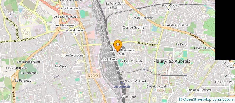 localisation de l'entreprise MONSIEUR ANDRE PAYET  FLEURY-LES-AUBRAIS