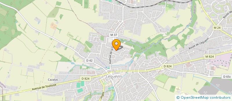 localisation de l'entreprise MONSIEUR ANDRE PAYEUR  LEGUEVIN