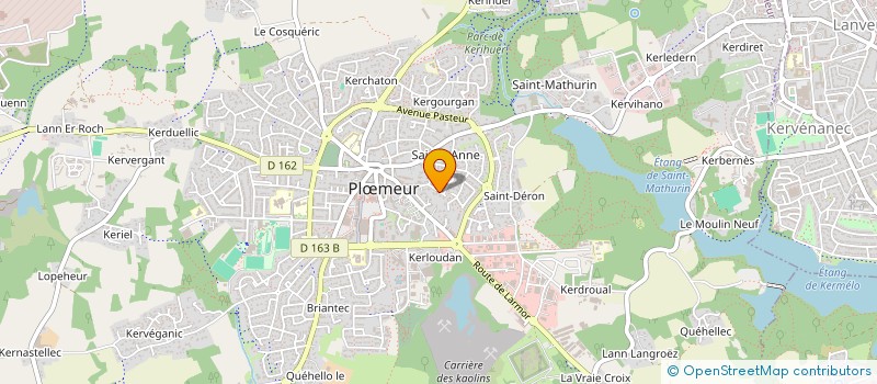 localisation de l'entreprise MONSIEUR ANDRE PEAN à PLOEMEUR