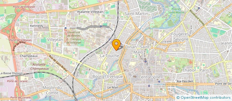 localisation de l'entreprise MONSIEUR ANDRE PEGORIER  RENNES