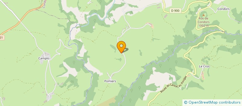 localisation de l'entreprise MONSIEUR ANDRE PEGORIER-MAS  CURIERES