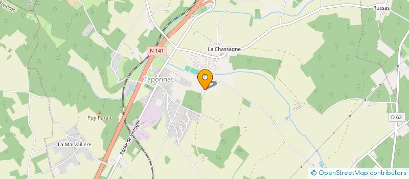 localisation de l'entreprise MONSIEUR ANDRE PELISSIER à TAPONNAT-FLEURIGNAC