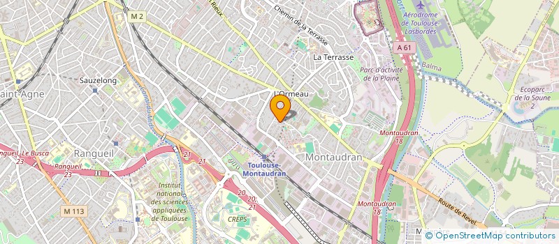 localisation de l'entreprise MONSIEUR ANDRE PELLAFIGUE à TOULOUSE