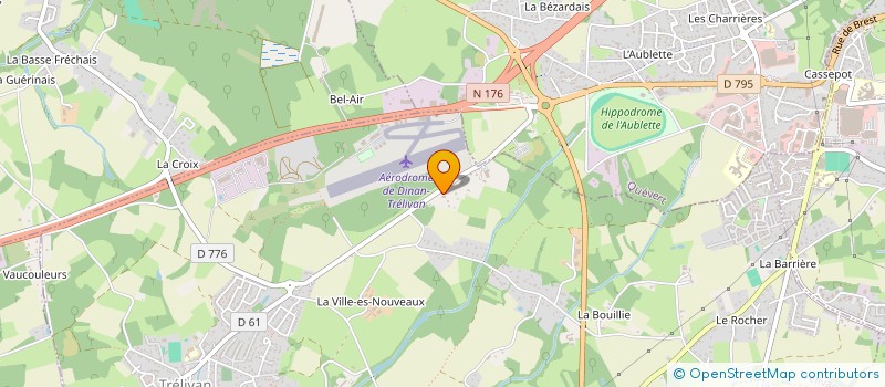 localisation de l'entreprise MONSIEUR ANDRE PELLAN  TREVRON