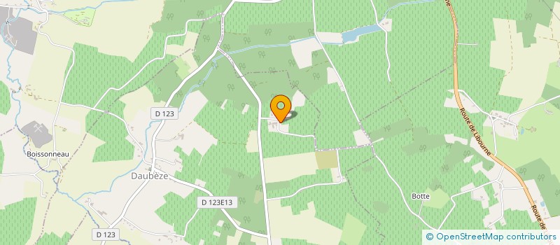 localisation de l'entreprise MONSIEUR ANDRE PELLETIER  DAUBEZE