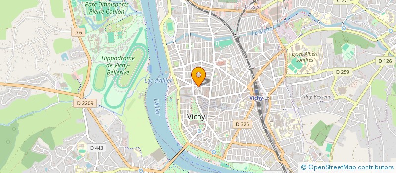 localisation de l'entreprise MONSIEUR ANDRE PELTIER à VICHY