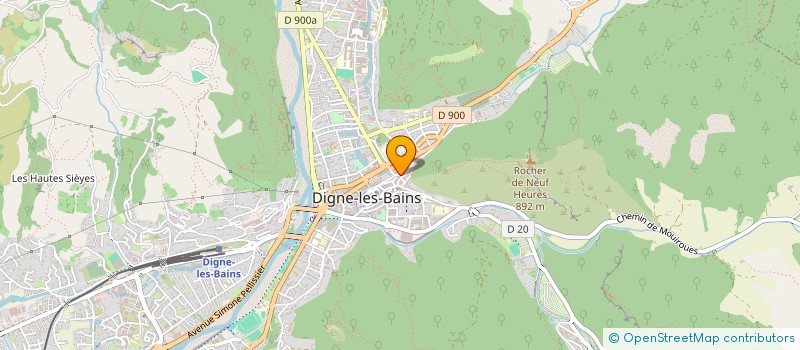 localisation de l'entreprise MONSIEUR ANDRE PELTIER à DIGNE-LES-BAINS