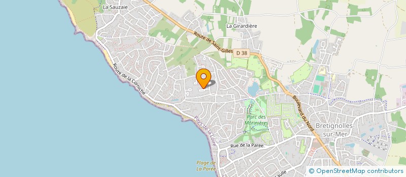 localisation de l'entreprise MONSIEUR ANDRE PENAUD  BRETIGNOLLES-SUR-MER