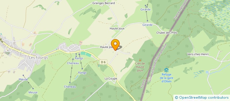 localisation de l'entreprise MONSIEUR ANDRE PEPE  LA CLUSE-ET-MIJOUX