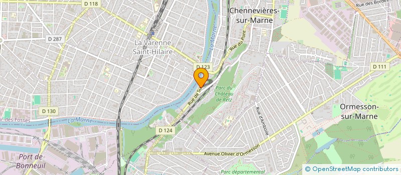 localisation de l'entreprise MONSIEUR ANDRE PEREIRA MIRANDA  CHENNEVIERES-SUR-MARNE