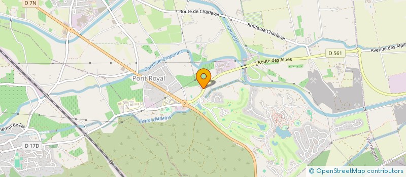 localisation de l'entreprise MONSIEUR ANDRE PERETTI  MALLEMORT