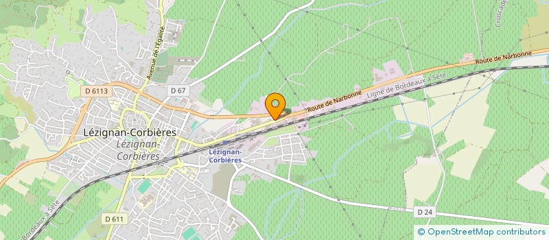 localisation de l'entreprise MONSIEUR ANDRE PEREZ à LEZIGNAN-CORBIERES