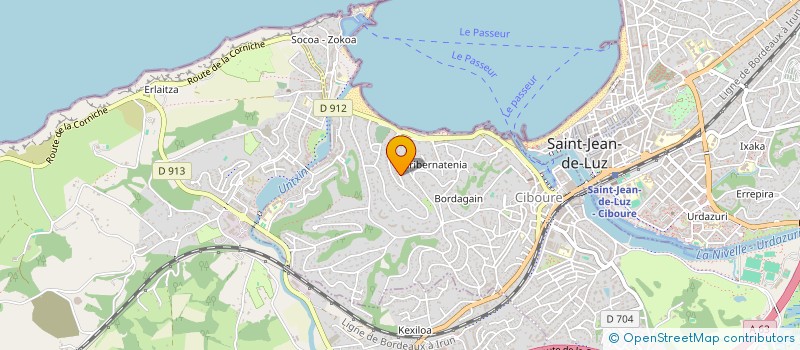 localisation de l'entreprise MONSIEUR ANDRE PEREZ  CIBOURE