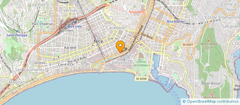 localisation de l'entreprise MONSIEUR ANDRE PERINETTI à NICE
