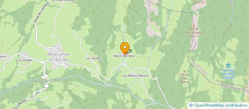 localisation de l'entreprise MONSIEUR ANDRE PEROZENI à BELLECOMBE-EN-BAUGES