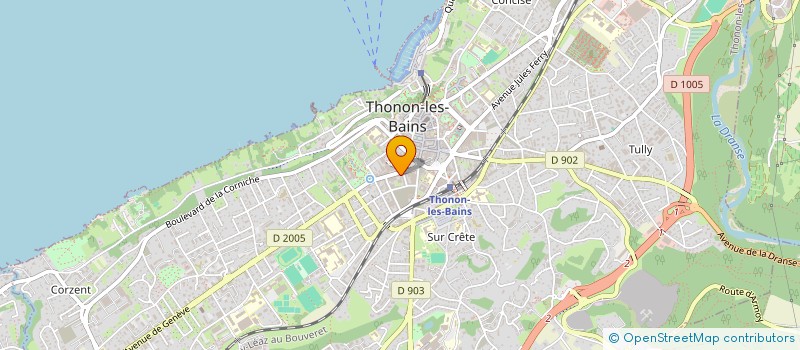 localisation de l'entreprise MONSIEUR ANDRE PERRACINO à THONON-LES-BAINS