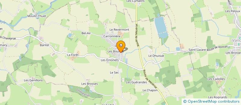 localisation de l'entreprise MONSIEUR ANDRE PERRAUD à CHAVEYRIAT