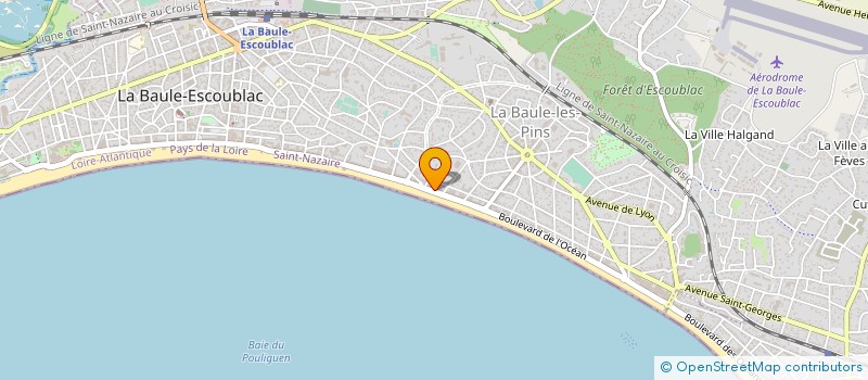 localisation de l'entreprise MONSIEUR ANDRE PERRAULT à LA BAULE-ESCOUBLAC