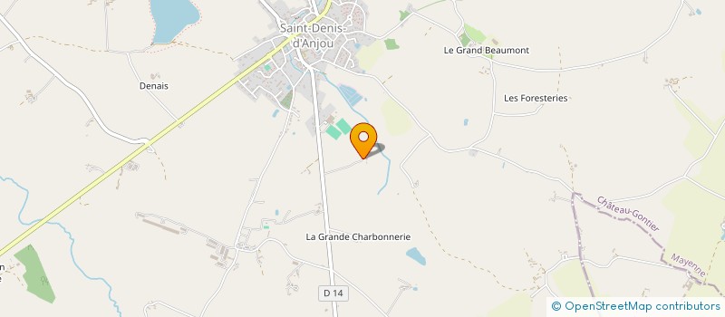 localisation de l'entreprise MONSIEUR ANDRE PERRAULT  BOUERE