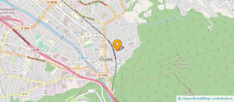 localisation de l'entreprise MONSIEUR ANDRE PERRIER  CLUSES