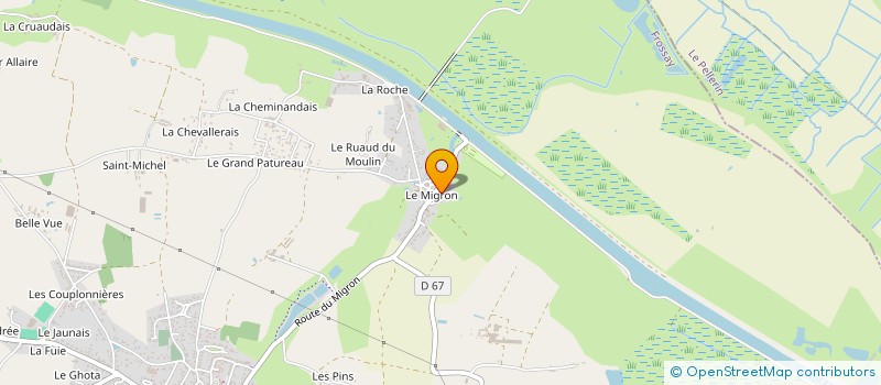 localisation de l'entreprise MONSIEUR ANDRE PERRIN  FROSSAY