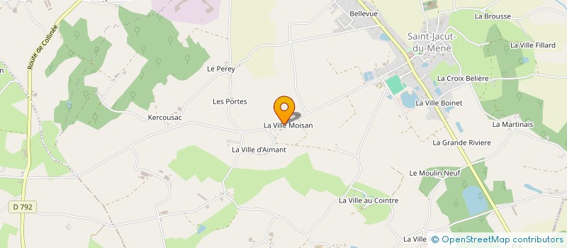 localisation de l'entreprise MONSIEUR ANDRE PERRIN à LE MENE