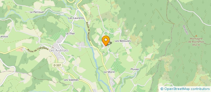 localisation de l'entreprise MONSIEUR ANDRE PERROY à CHENELETTE