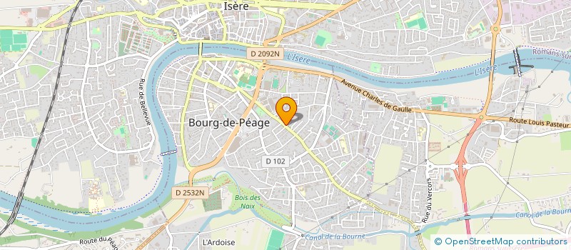 localisation de l'entreprise MONSIEUR ANDRE PESSEAS à BOURG-DE-PEAGE