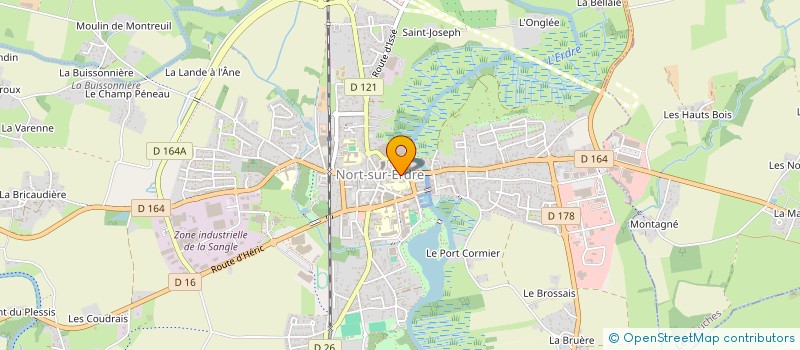 localisation de l'entreprise MONSIEUR ANDRE PETARD  NORT-SUR-ERDRE