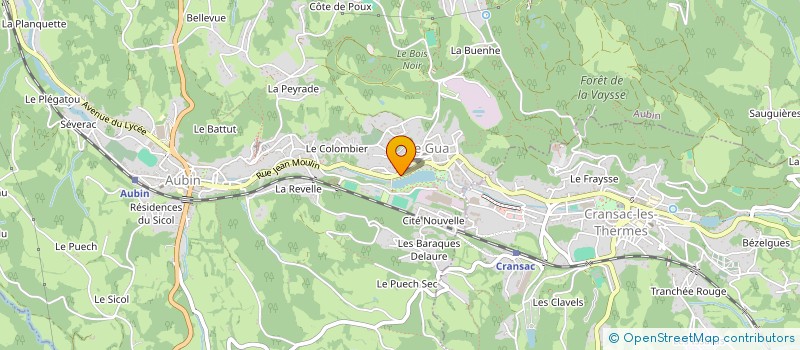 localisation de l'entreprise MONSIEUR ANDRE PETESQUE  AUBIN