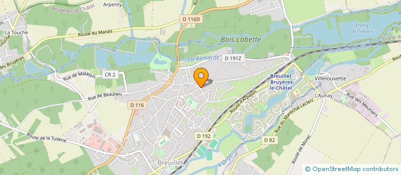 localisation de l'entreprise MONSIEUR ANDRE PETIJON  BREUILLET