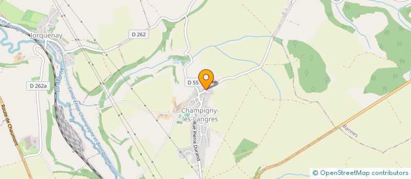 localisation de l'entreprise MONSIEUR ANDRE PETIT à CHAMPIGNY-LES-LANGRES