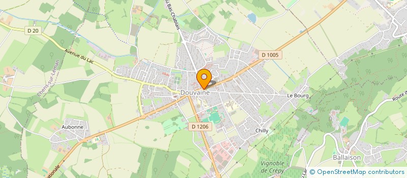 localisation de l'entreprise MONSIEUR ANDRE PETIT  DOUVAINE