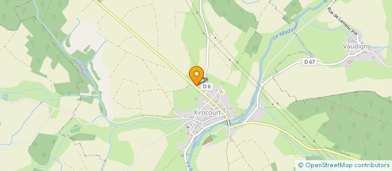 localisation de l'entreprise MONSIEUR ANDRE PETIT  XIROCOURT