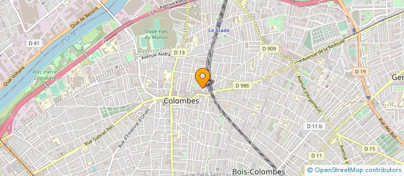 localisation de l'entreprise MONSIEUR ANDRE PETIT FRERE  COLOMBES