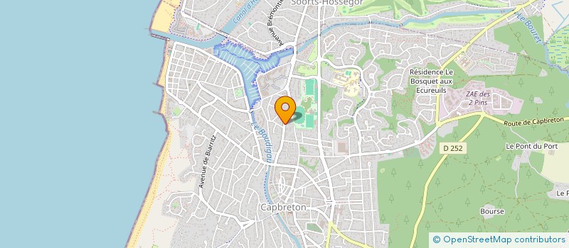 localisation de l'entreprise MONSIEUR ANDRE PETROIX  CAPBRETON