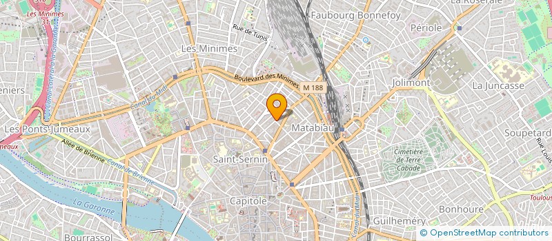 localisation de l'entreprise MONSIEUR ANDRE PEYRALANS à TOULOUSE