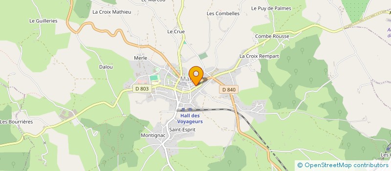 localisation de l'entreprise MONSIEUR ANDRE PEYRAMAURE à MARTEL