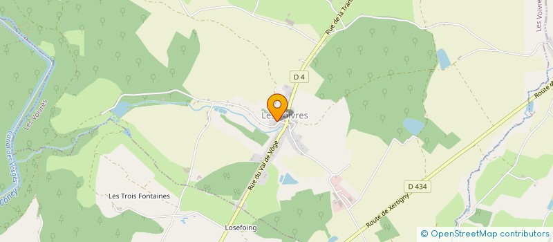 localisation de l'entreprise MONSIEUR ANDRE PEYSSONNEL  LES VOIVRES