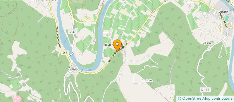 localisation de l'entreprise MONSIEUR ANDRE PEZET  ALBAS