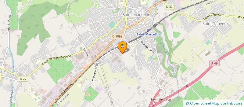 localisation de l'entreprise MONSIEUR ANDRE PEZUTTO  SAINT-MARCELLIN