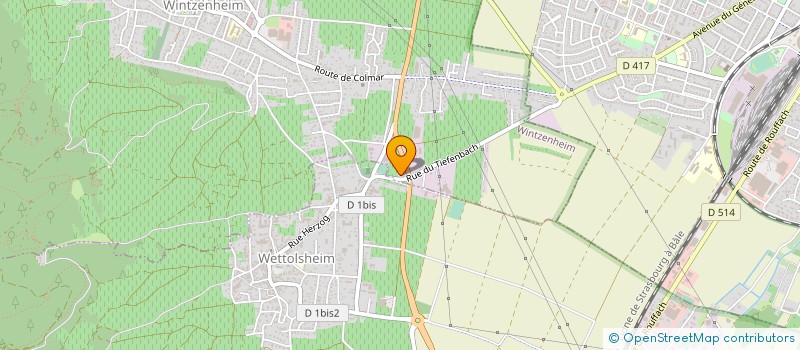 localisation de l'entreprise MONSIEUR ANDRE PFLEGER  WINTZENHEIM