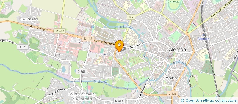 localisation de l'entreprise MONSIEUR ANDRE PHILIPPE à ALENCON