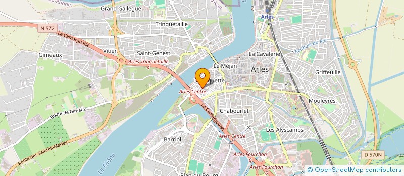 localisation de l'entreprise MONSIEUR ANDRE PICHON  ARLES