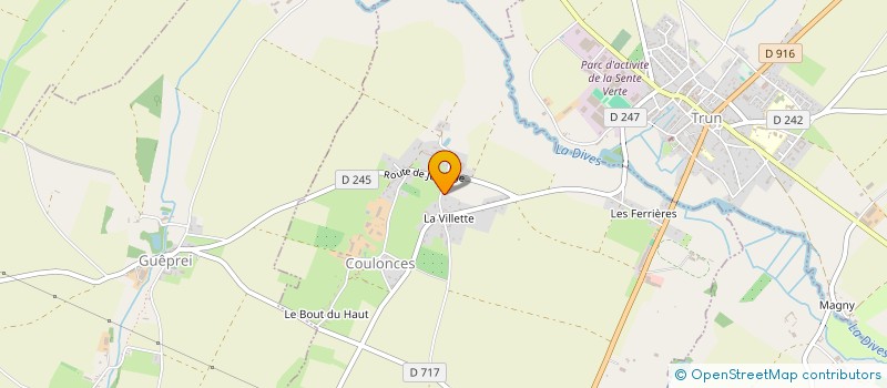 localisation de l'entreprise MONSIEUR ANDRE PICHONNIER à COULONCES