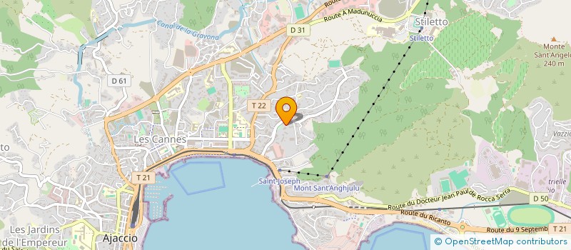 localisation de l'entreprise MONSIEUR ANDRE PIERI  SARROLA-CARCOPINO