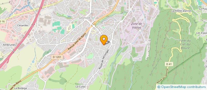 localisation de l'entreprise MONSIEUR ANDRE PIERRE PERRAUD à ANNECY