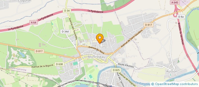 localisation de l'entreprise MONSIEUR ANDRE PIERRON  MONTREJEAU